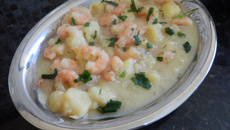 Bobó de camarão fitness