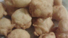 Bolinho de chuva salgado sequinho