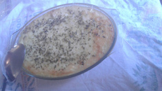 Escondidinho de batata doce fit