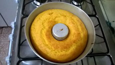 Broa de fubá com banana