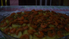 Bacalhoada de camarão do tiago cruz