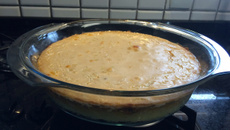 Torta de batata com carne moída