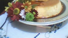 Pudim concentrado de leite condensado