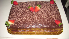 Bolo três sabores delícia da Ingrid