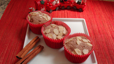 Cupcake integral com frutas secas e maçã da Abima