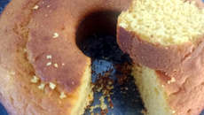 Bolo de mexerica (tangerina)