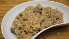 Risoto de filé mignon