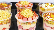 Cachorro quente no pote