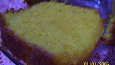 Bolo de cenoura cozida