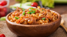 Feijão branco especial com músculo