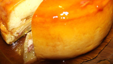 Pudim com maçã e aveia