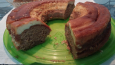 Bolo pudim de chocolate