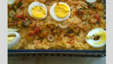 Arroz cremoso com camarão do Lúcio Cezar