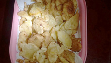 Bolinho de chuva com banana