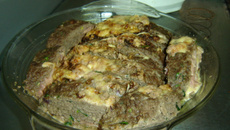 Rocambole de carne moída
