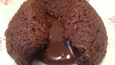 Petit gâteau de creme de avelã perfeito