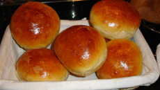 Pãezinhos doces fáceis