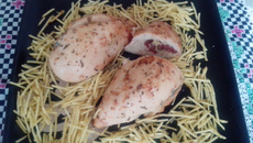 Filé de frango recheado da Mayara