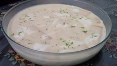 Pavê rápido de limão e brigadeiro branco