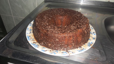 Bolo de banana com canela e vinho