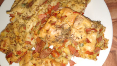 Cachorro quente de forno