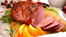 Tender com molho agridoce de laranja