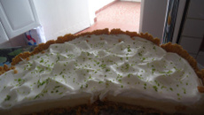 Torta de limão com bolacha Maria