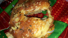 Hambúrguer à parmegiana da Luuh