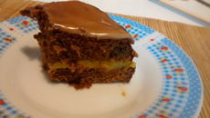 Bolo de chocolate com laranja