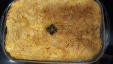 Suflê de bacalhau