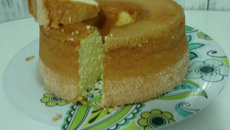 Bolo de laranja sem fermento