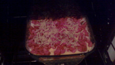 Torta salgada de espinafre e salsicha