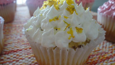 Cupcake de laranja delicioso