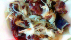 Carne frita uma delícia