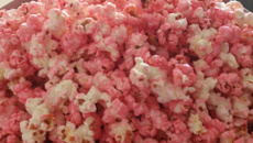 Pipoca doce colorida