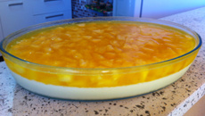 Gelatina duo de abacaxi