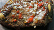 Carne de panela ao molho de cerveja preta