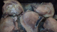 Bisteca suína ao vinagre de maçã