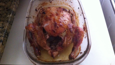 Frango assado da Bê