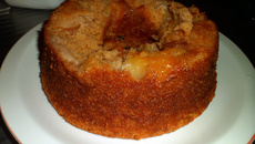 Bolo de maçã saudável