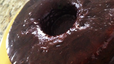 Cobertura dura para bolo de cenoura