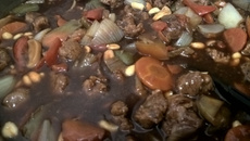 Frango xadrez vegano (com proteína texturizada de soja)