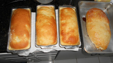 Pão caseiro com leite condensado