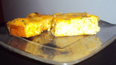 Bolo de milho e queijo