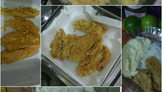 Filé de merluza empanado rápido