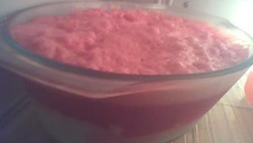 Gelatina cor de rosa