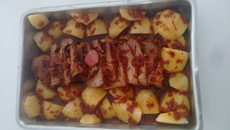 Lagarto bovino recheado