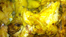 Frango caipira do interior