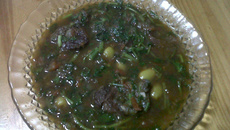 Músculo com agrião