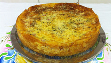 Torta bauru de forno